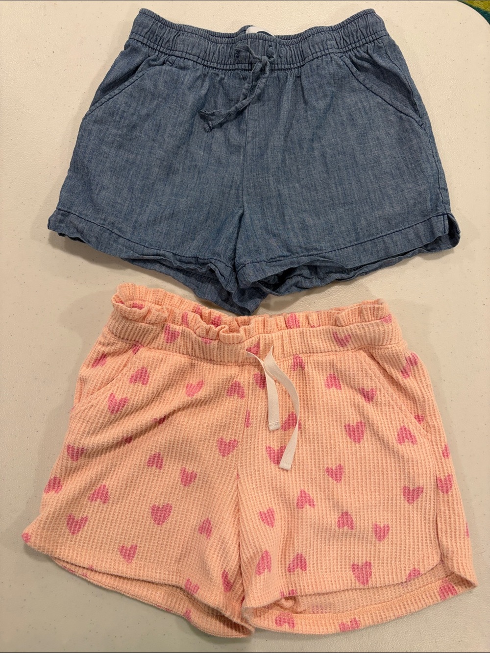 2 Pairs Girls Shorts
